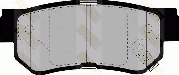 Brake Engineering PA1348 - Комплект спирачно феродо, дискови спирачки vvparts.bg