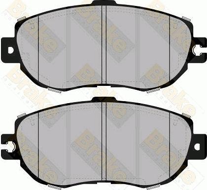 Brake Engineering PA1359 - Комплект спирачно феродо, дискови спирачки vvparts.bg