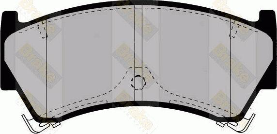 Brake Engineering PA1377 - Комплект спирачно феродо, дискови спирачки vvparts.bg