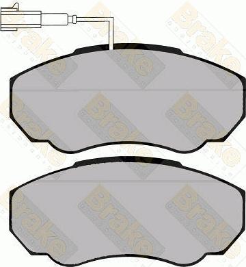 Brake Engineering PA1285 - Комплект спирачно феродо, дискови спирачки vvparts.bg