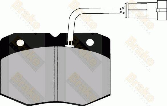 Brake Engineering PA1276 - Комплект спирачно феродо, дискови спирачки vvparts.bg