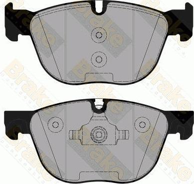 Brake Engineering PA1790 - Комплект спирачно феродо, дискови спирачки vvparts.bg