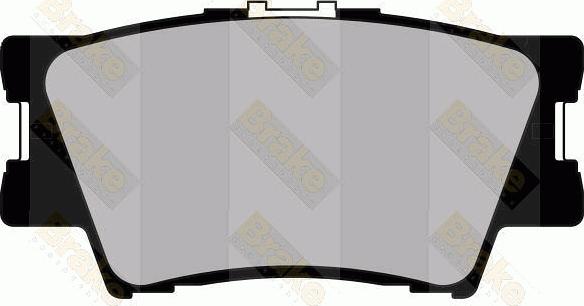 Brake Engineering PA1748 - Комплект спирачно феродо, дискови спирачки vvparts.bg