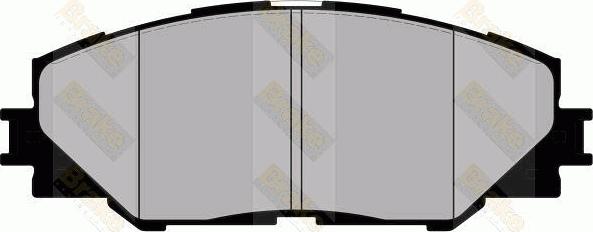 Brake Engineering PA1747 - Комплект спирачно феродо, дискови спирачки vvparts.bg