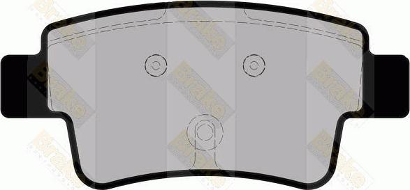 Brake Engineering PA1768 - Комплект спирачно феродо, дискови спирачки vvparts.bg