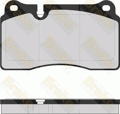 Land Rover LR148353 - Комплект спирачно феродо, дискови спирачки vvparts.bg