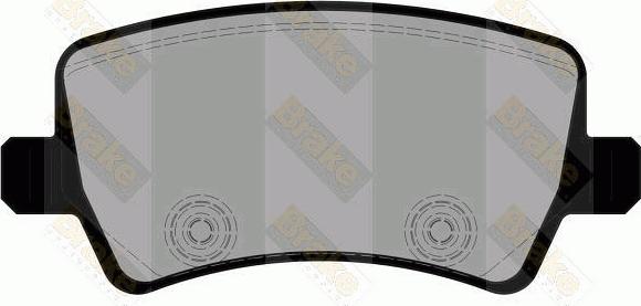 Brake Engineering PA1784 - Комплект спирачно феродо, дискови спирачки vvparts.bg