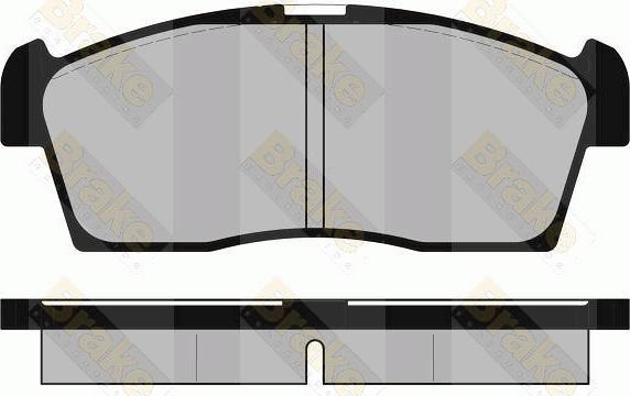 DACO Germany 323722 - Комплект спирачно феродо, дискови спирачки vvparts.bg