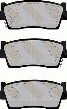 Brake Engineering PA826 - Комплект спирачно феродо, дискови спирачки vvparts.bg