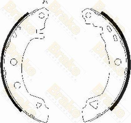 Brake Engineering SH1618 - Комплект спирачна челюст vvparts.bg