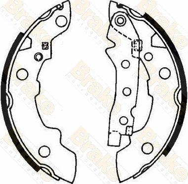 Brake Engineering SH1162 - Комплект спирачна челюст vvparts.bg