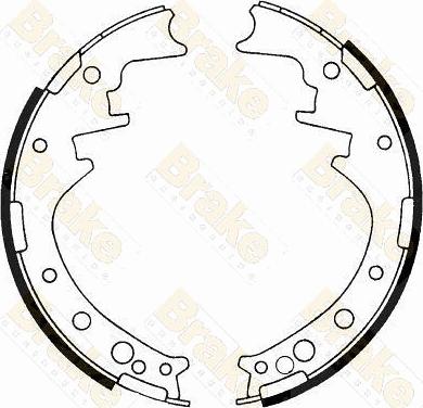 Brake Engineering SH1171 - Комплект спирачна челюст vvparts.bg