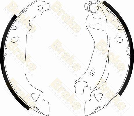 Brake Engineering SH1269 - Комплект спирачна челюст vvparts.bg