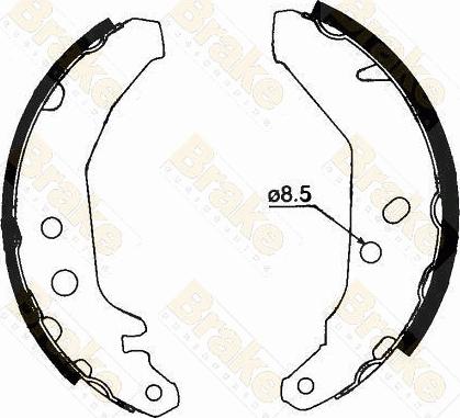 Brake Engineering SH1279 - Комплект спирачна челюст vvparts.bg