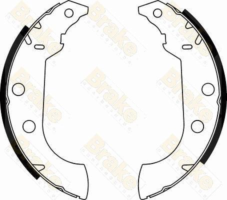 Brake Engineering SH1272 - Комплект спирачна челюст vvparts.bg