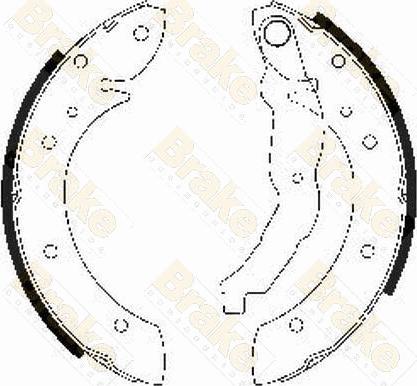 Brake Engineering SH2483 - Комплект спирачна челюст vvparts.bg