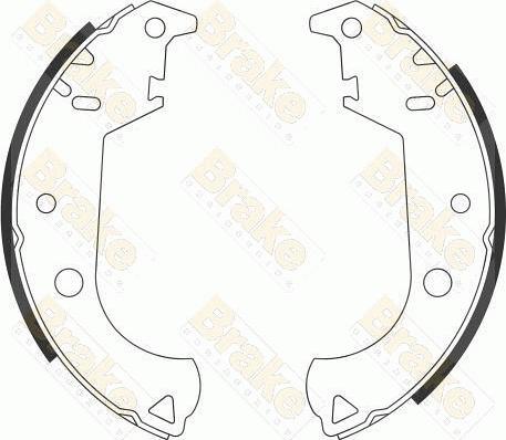 Brake Engineering SH2596 - Комплект спирачна челюст vvparts.bg