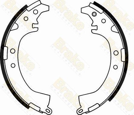 Brake Engineering SH2532 - Комплект спирачна челюст vvparts.bg