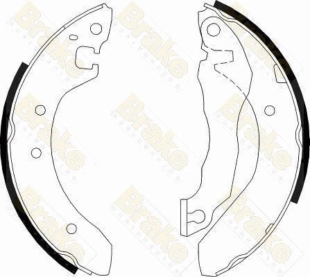 Brake Engineering SH2176 - Комплект спирачна челюст vvparts.bg