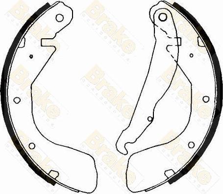 Brake Engineering SH2369 - Комплект спирачна челюст vvparts.bg