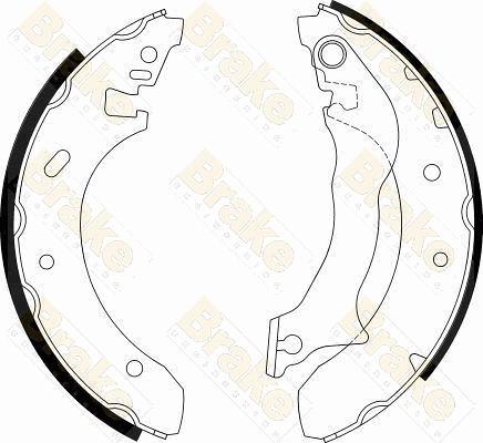 Brake Engineering SH2313 - Комплект спирачна челюст vvparts.bg