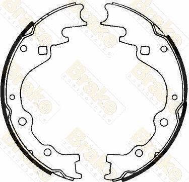 Brake Engineering SH2322 - Комплект спирачна челюст vvparts.bg