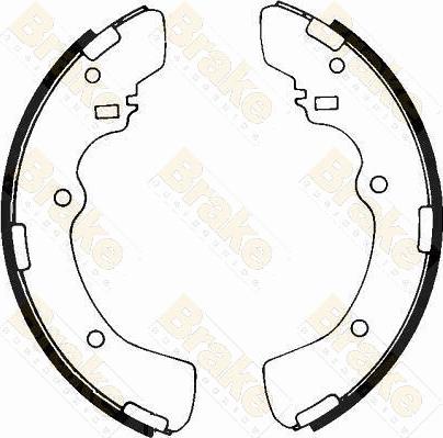 Brake Engineering SH2327 - Комплект спирачна челюст vvparts.bg