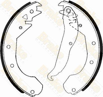 Brake Engineering SH2211 - Комплект спирачна челюст vvparts.bg