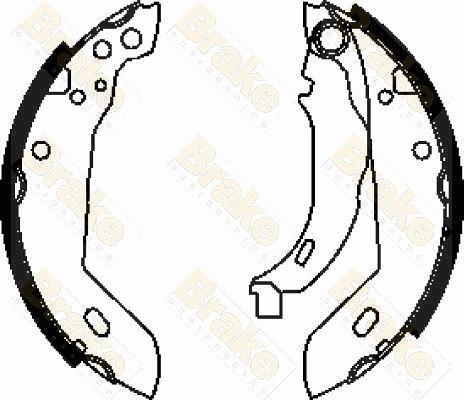 Brake Engineering SH2228 - Комплект спирачна челюст vvparts.bg