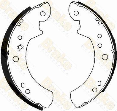 Brake Engineering SH2222 - Комплект спирачна челюст vvparts.bg