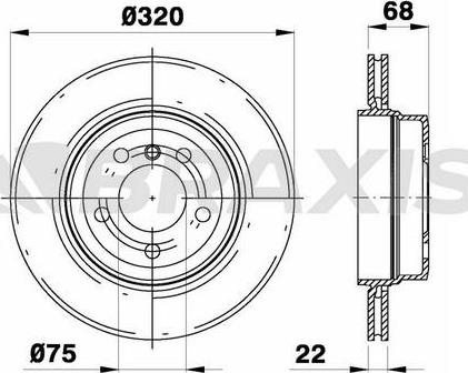 Braxis AD0336 - Спирачен диск vvparts.bg