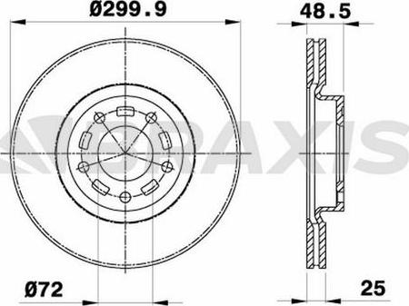 Meyle 35-15 521 0029 - Спирачен диск vvparts.bg