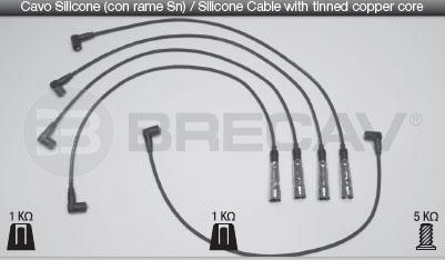Brecav 14.553 - Комплект запалителеи кабели vvparts.bg