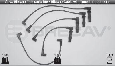 Brecav 14.521 - Комплект запалителеи кабели vvparts.bg