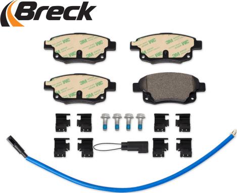 Breck 24486 00 702 10 - Комплект спирачно феродо, дискови спирачки vvparts.bg