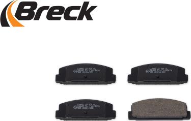 Breck 24045 00 704 00 - Комплект спирачно феродо, дискови спирачки vvparts.bg