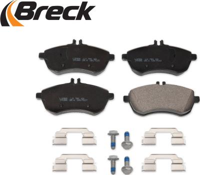 Breck 24306 00 701 10 - Комплект спирачно феродо, дискови спирачки vvparts.bg