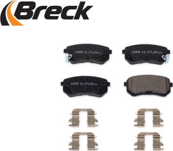Breck 24276 00 704 10 - Комплект спирачно феродо, дискови спирачки vvparts.bg