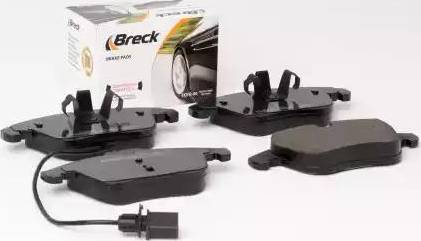 Breck 24706 00 701 10 - Комплект спирачно феродо, дискови спирачки vvparts.bg