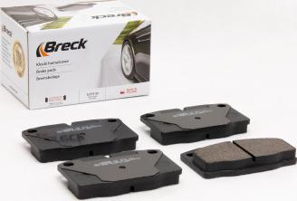 Breck 20939 00 702 00 - Комплект спирачно феродо, дискови спирачки vvparts.bg