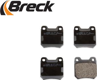 Breck 21050 00 704 00 - Комплект спирачно феродо, дискови спирачки vvparts.bg