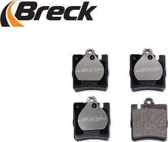 Breck 21899 00 702 20 - Комплект спирачно феродо, дискови спирачки vvparts.bg