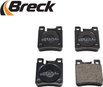 Breck 21305 00 704 20 - Комплект спирачно феродо, дискови спирачки vvparts.bg