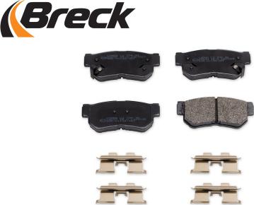 Breck 23543 00 704 10 - Комплект спирачно феродо, дискови спирачки vvparts.bg