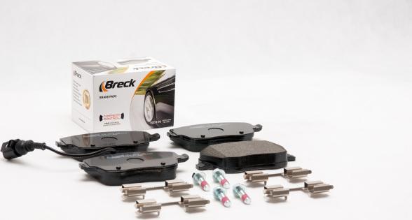 Breck 23581 00 702 10 - Комплект спирачно феродо, дискови спирачки vvparts.bg