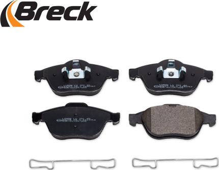 Breck 23245 00 701 00 - Комплект спирачно феродо, дискови спирачки vvparts.bg