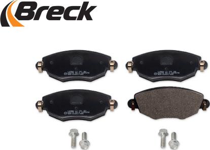 Breck 23279 00 701 10 - Комплект спирачно феродо, дискови спирачки vvparts.bg