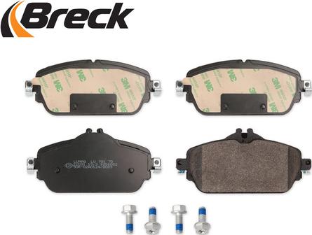 Breck 22031 00 701 10 - Комплект спирачно феродо, дискови спирачки vvparts.bg