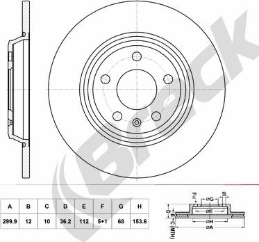 Rotinger RT 1775-GL - Спирачен диск vvparts.bg