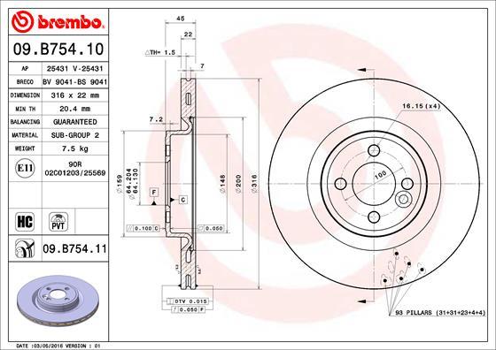 Breco BS 9041 - Спирачен диск vvparts.bg